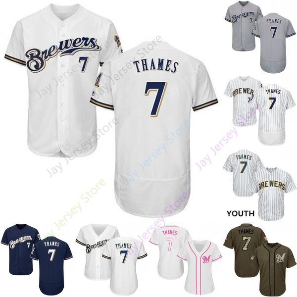 2019 Milwaukee 7 Eric Thames Jersey Brewers Jerseys Cool Base Flexbase Custom Home Away White Black Red Grey Pullover Button Men Women Youth
2019 Milwaukee 7 Eric Thames Jersey Brewers Jerseys Cool Base Flexbase Custom Home Away White Black Red Grey Pullover Button Men Women Youth