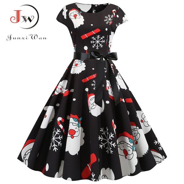 women christmas party dress robe femme plus size elegant vintage short sleeve xmas summer dress black casual midi jurken vestido, Black;gray
women christmas party dress robe femme plus size elegant vintage short sleeve xmas summer dress black casual midi jurken vestido, Black;gray