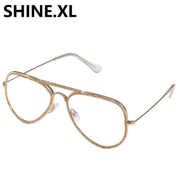 iced out bling bling eye glasses gold silver plated glasses for women men eyewears luxury eyeglasses rapper jewelry, Black
iced out bling bling eye glasses gold silver plated glasses for women men eyewears luxury eyeglasses rapper jewelry, Black