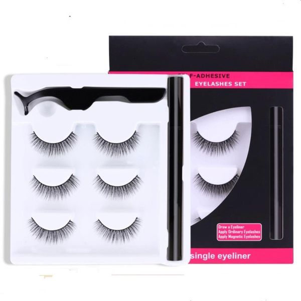 3 pcs self-adhesive eyeliner eyelash set waterproof and non-blooming quick-drying three-in-one non-glue eyeliner non-magnetic
3 pcs self-adhesive eyeliner eyelash set waterproof and non-blooming quick-drying three-in-one non-glue eyeliner non-magnetic