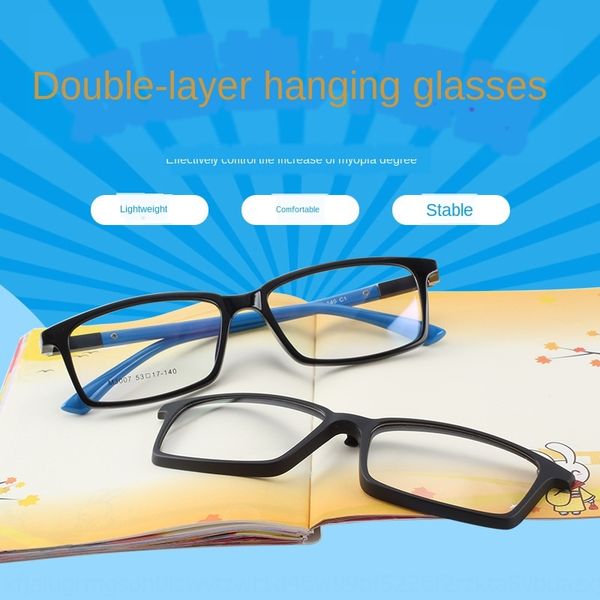 children 3007 large myopia control degree prevention and control double-layer glasses frame external composite prism glasses frame, Silver
children 3007 large myopia control degree prevention and control double-layer glasses frame external composite prism glasses frame, Silver