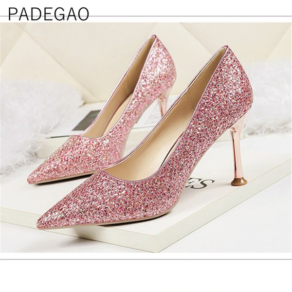 womens shoes 2019 sequined high heels korean fashion casual pumps women shoes, Black
womens shoes 2019 sequined high heels korean fashion casual pumps women shoes, Black