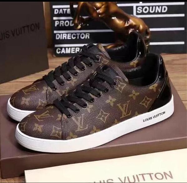 2019 fashion men sneakers leather casual shoes balck pure men women flat shoes no box size 39-46, Black
2019 fashion men sneakers leather casual shoes balck pure men women flat shoes no box size 39-46, Black