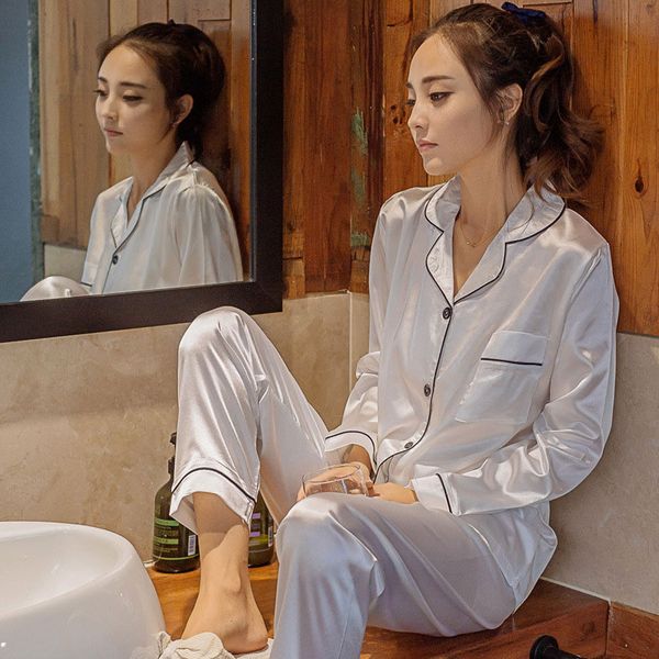 silk pajamas woman clothes pizama damska satin pajamas chemise de nuit femme night suit christmas women pijama mujer, Blue;gray
silk pajamas woman clothes pizama damska satin pajamas chemise de nuit femme night suit christmas women pijama mujer, Blue;gray