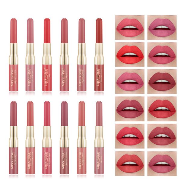 double head lip gloss 12 color matte lip liner waterproof makeup lips contour pencil lipstick lip liner
double head lip gloss 12 color matte lip liner waterproof makeup lips contour pencil lipstick lip liner