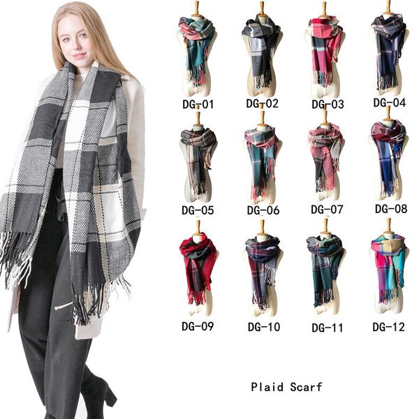 women wool scarf plaid shawl scarf mesh tassel wrap winter blanket scarves shawl pashmina fashion scarf warm oversize blanket yfa1058, Blue;gray
women wool scarf plaid shawl scarf mesh tassel wrap winter blanket scarves shawl pashmina fashion scarf warm oversize blanket yfa1058, Blue;gray