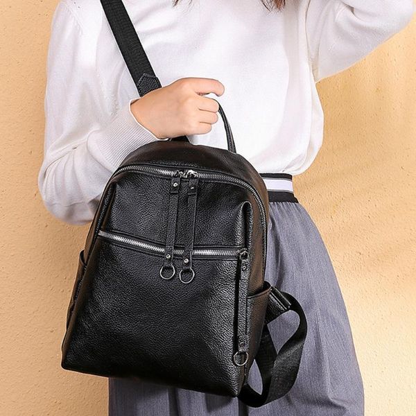 shoulder students casual travel adjustable strap multipurpose book storage women backpack pu leather durable school bag zipper
shoulder students casual travel adjustable strap multipurpose book storage women backpack pu leather durable school bag zipper