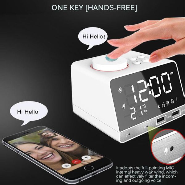 digital alarm clock bluetooth radio alarm clock speaker temperature 2 usb ports led display home decoration snooze table
digital alarm clock bluetooth radio alarm clock speaker temperature 2 usb ports led display home decoration snooze table