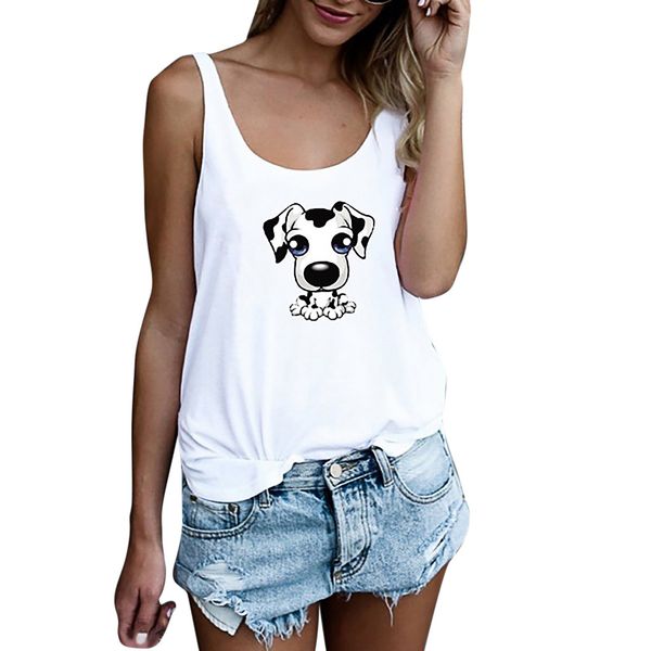 jaycosin 2019 fashion womens o-neck cat dog printing sleeveless vest loose shirt mar7 p30, White
jaycosin 2019 fashion womens o-neck cat dog printing sleeveless vest loose shirt mar7 p30, White
