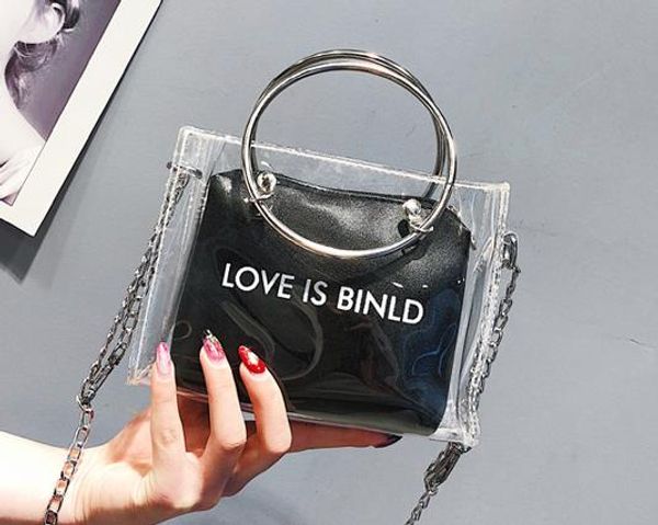 super fire jelly transparent small bag female 2020 summer new tide ring wild fairy messenger chain bag selling
super fire jelly transparent small bag female 2020 summer new tide ring wild fairy messenger chain bag selling