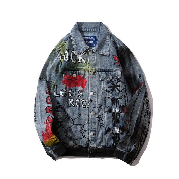 mens jackets fashion casual retro washed blue denim jacket hip hop skull graffiti print casual outwear m-2xl, Black;brown
mens jackets fashion casual retro washed blue denim jacket hip hop skull graffiti print casual outwear m-2xl, Black;brown