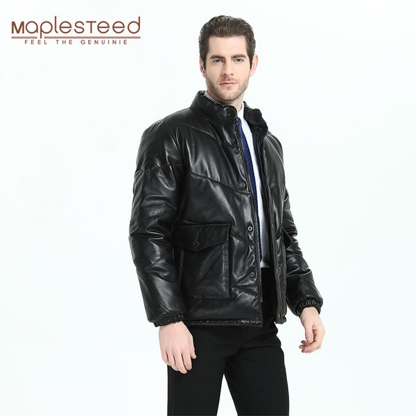 warm men genuine leather duck down jacket thick 100% natural sheepskin soft skin down coat winter men leather clothing m181, Black
warm men genuine leather duck down jacket thick 100% natural sheepskin soft skin down coat winter men leather clothing m181, Black