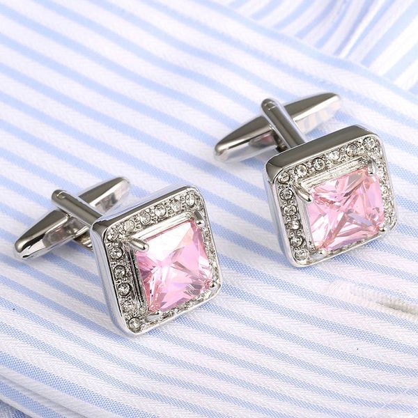 vagula pink crystal cuff links wholesale french shirt cufflinks wedding gift gemelos 337, Silver;golden
vagula pink crystal cuff links wholesale french shirt cufflinks wedding gift gemelos 337, Silver;golden