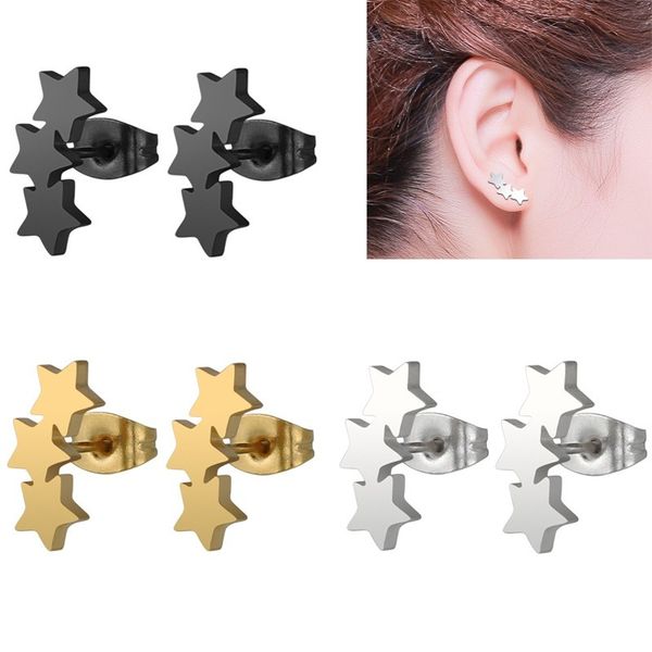 1pair new fashion cute star tiny earings no faded 316l stainless steel stud earrings women jewelry earring for girls kids gifts, Slivery;golden
1pair new fashion cute star tiny earings no faded 316l stainless steel stud earrings women jewelry earring for girls kids gifts, Slivery;golden