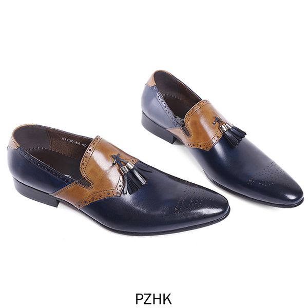 nuevos zapatos formales de cuero genuino para hombre con borla de punta estrecha vestido fiesta boda calzado azul para, Black
nuevos zapatos formales de cuero genuino para hombre con borla de punta estrecha vestido fiesta boda calzado azul para, Black