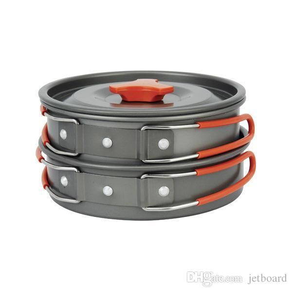1-2 people outdoor camping hiking cookware set backpacking cooking bowl pot pan picnic tools for easy carrying
1-2 people outdoor camping hiking cookware set backpacking cooking bowl pot pan picnic tools for easy carrying