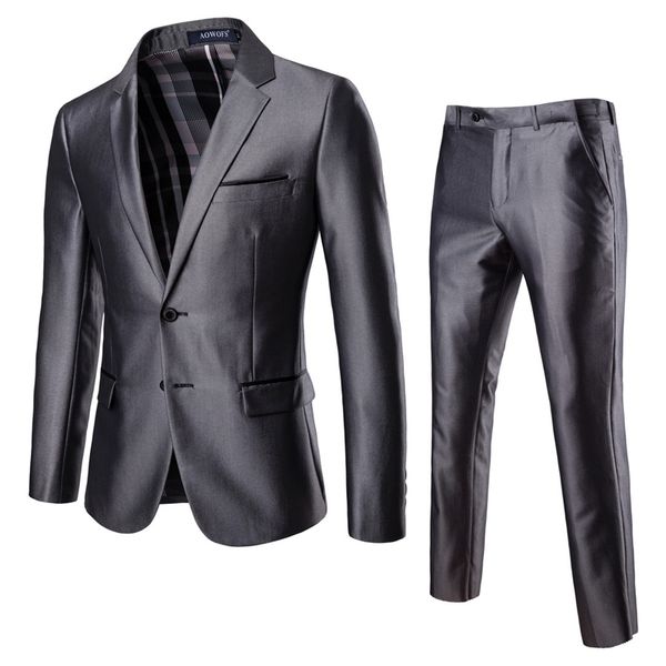 wedding men suit two-piece set asian size s m xl xxl xxxl men blazer & pant slim fit mens suits, White;black
wedding men suit two-piece set asian size s m xl xxl xxxl men blazer & pant slim fit mens suits, White;black