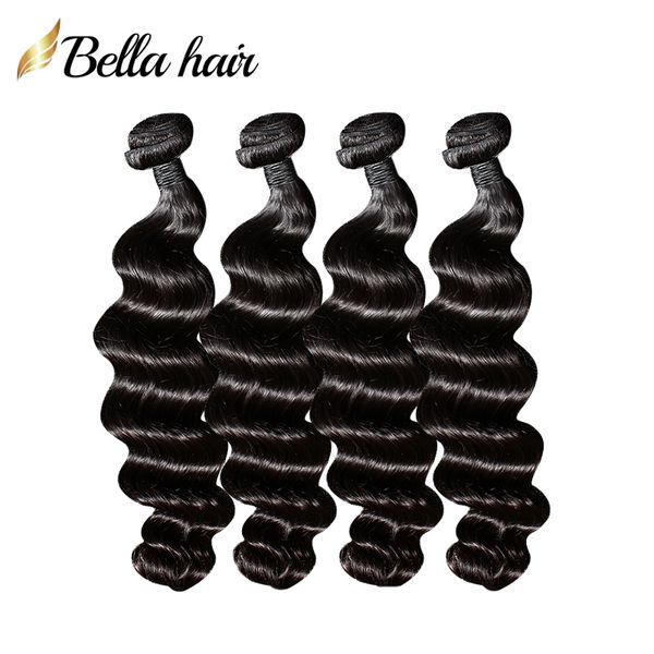 4pcs/lot brazilian hair extensions peruvian unprocessed 8a human hair bundles weave weft loose deep wave natural black color bellahair long
4pcs/lot brazilian hair extensions peruvian unprocessed 8a human hair bundles weave weft loose deep wave natural black color bellahair long