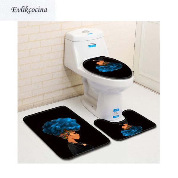3pcs blue hair african woman banyo bathroom carpet toilet bath mat set non slip tapis salle de bain alfombra bano
3pcs blue hair african woman banyo bathroom carpet toilet bath mat set non slip tapis salle de bain alfombra bano