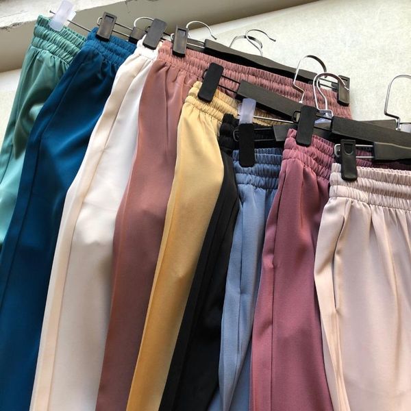 ladies multicolor long loose wide pants cute summer green thin casual home pants girls elastic waist lace up trousers women, Black;white
ladies multicolor long loose wide pants cute summer green thin casual home pants girls elastic waist lace up trousers women, Black;white