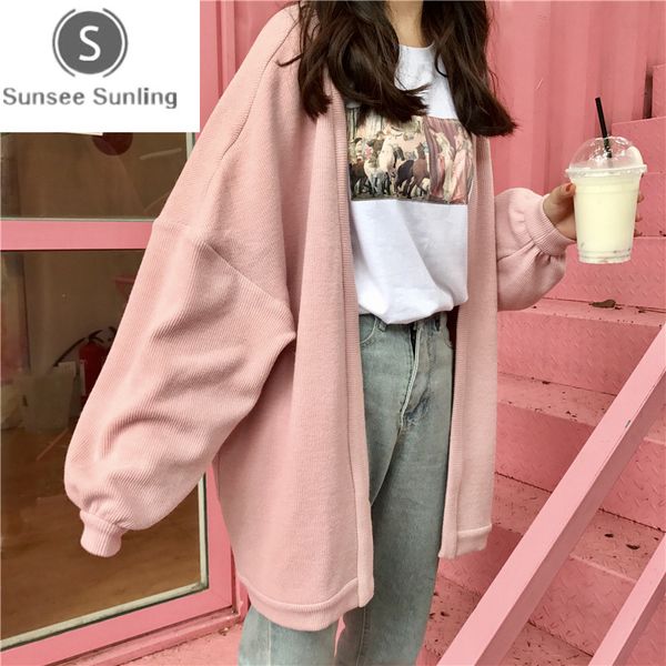 autumn harajuku female swetaer all-match tide loose ulzzang harajuku wind bf long paragraph cardigan sweater coat thick coat, White
autumn harajuku female swetaer all-match tide loose ulzzang harajuku wind bf long paragraph cardigan sweater coat thick coat, White