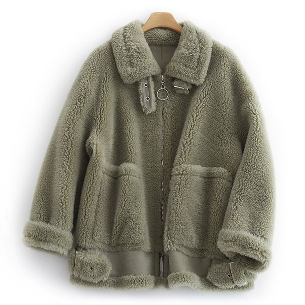 real fur coat autumn winter coat women clothes 2020 wool jacket korean vintage sheep shearling suede lining women zt3776, Black
real fur coat autumn winter coat women clothes 2020 wool jacket korean vintage sheep shearling suede lining women zt3776, Black