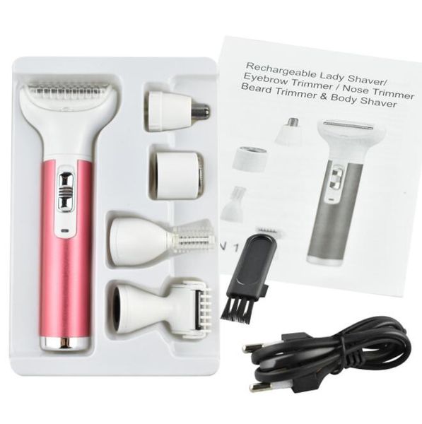 5 in 1 women hair removal device electric lady shaver eyebrow/nose/beard trimmer razor & body shaver rechargeable epilator
5 in 1 women hair removal device electric lady shaver eyebrow/nose/beard trimmer razor & body shaver rechargeable epilator
