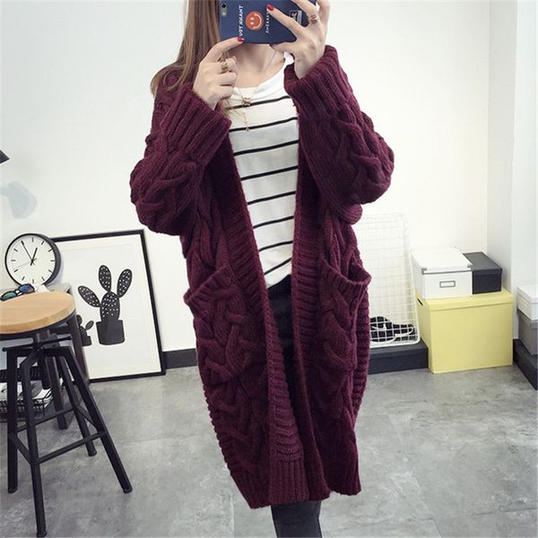 long cardigan female 2018 autumn long sleeve plus size solid cardigan women sweater pockets women knitted jacket, White
long cardigan female 2018 autumn long sleeve plus size solid cardigan women sweater pockets women knitted jacket, White