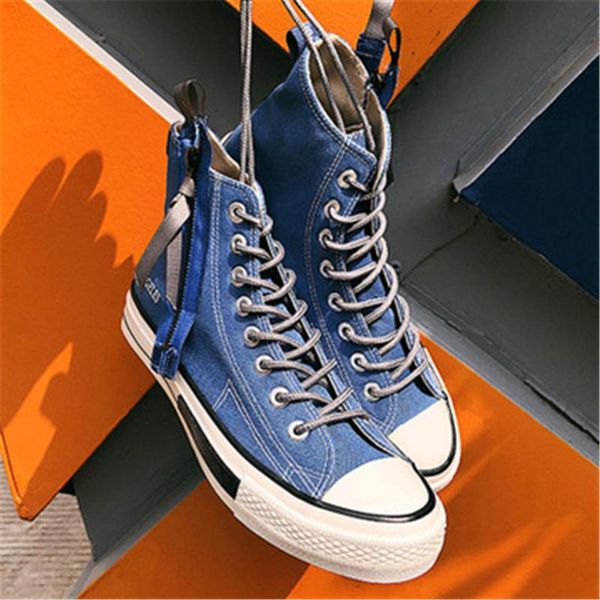 men's vulcanize shoes new 2020 spring fashion high sneakers men casual canvas shoes outdoor footwear zapatos de hombre 2.5 c04, Black
men's vulcanize shoes new 2020 spring fashion high sneakers men casual canvas shoes outdoor footwear zapatos de hombre 2.5 c04, Black