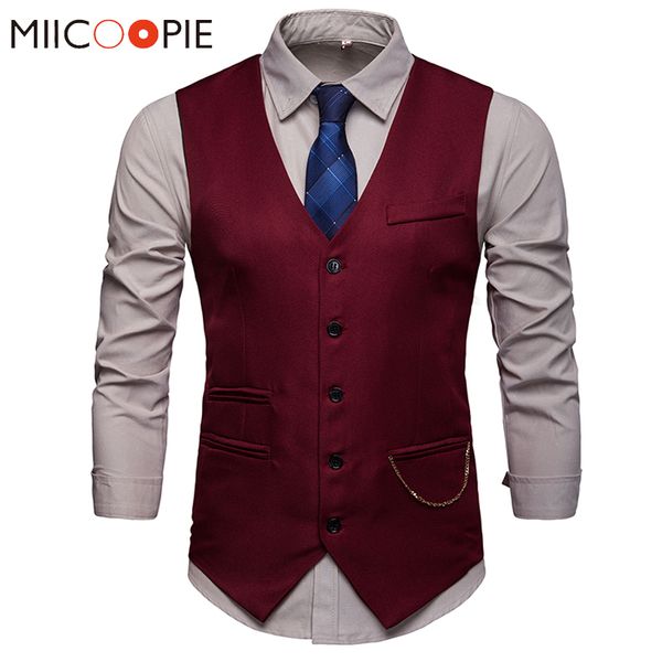 men suit vest 2019 fashion british style slim gilet men formal business sleeveless jacket waistcoat single breasted vintage vest, Black;white
men suit vest 2019 fashion british style slim gilet men formal business sleeveless jacket waistcoat single breasted vintage vest, Black;white