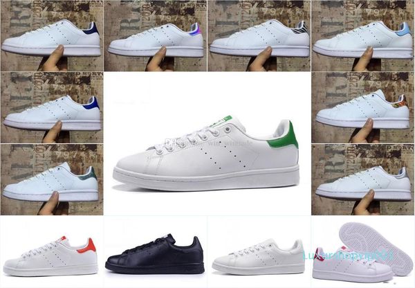 fashion smith stan shoes brand mens womens casual leather sports sneakers skateboard shoes classic flats size 36-45, Black
fashion smith stan shoes brand mens womens casual leather sports sneakers skateboard shoes classic flats size 36-45, Black