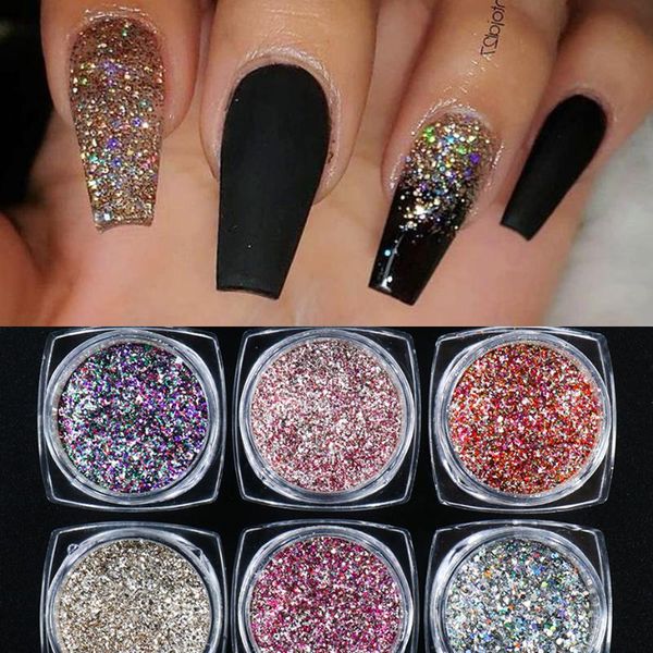 platinum laser glitter powder nail art holographic mixed pigment powder sparkly diamond flakes diy decoration manicure ji1539-17, Silver;gold
platinum laser glitter powder nail art holographic mixed pigment powder sparkly diamond flakes diy decoration manicure ji1539-17, Silver;gold