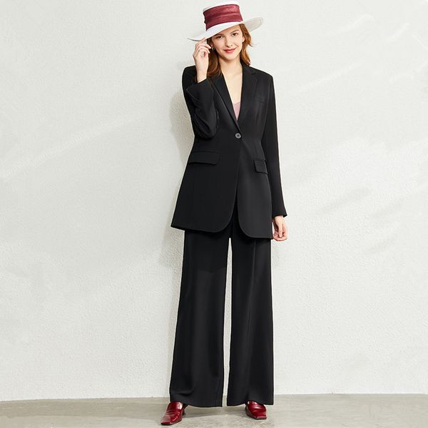 suits women's suit black women's suit 2-piece blazer trousers women fashion loose casual professional custom made, White;black
suits women's suit black women's suit 2-piece blazer trousers women fashion loose casual professional custom made, White;black
