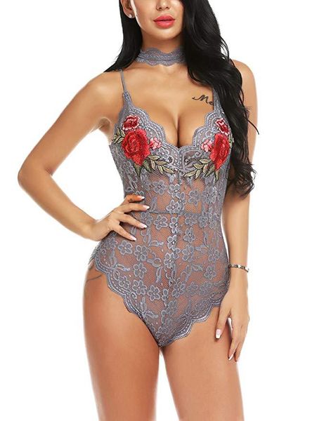 amazon foreign trade european and american women lingerie lace perspective embroidery jumpsuit, Red;black
amazon foreign trade european and american women lingerie lace perspective embroidery jumpsuit, Red;black