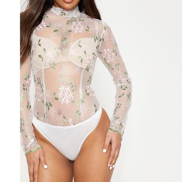 women's clothing fashion stand collar long sleeve one piece lace shirt selling new transparent lace in autumn 2020, White;black
women's clothing fashion stand collar long sleeve one piece lace shirt selling new transparent lace in autumn 2020, White;black