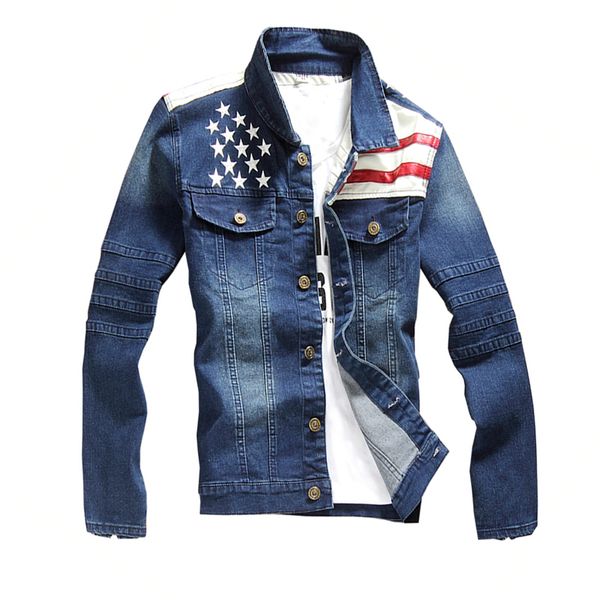 men denim jackets patchwork design zipper sleeve casual autumn jean jacket coat slim fit brand parka quality jaqueta outwear 3xl, Black;brown
men denim jackets patchwork design zipper sleeve casual autumn jean jacket coat slim fit brand parka quality jaqueta outwear 3xl, Black;brown