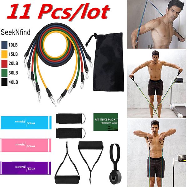 11pcs crossfit resistance bands expander yoga pilates exercise fitness rubber tubes band stretch training home gyms pull rope
11pcs crossfit resistance bands expander yoga pilates exercise fitness rubber tubes band stretch training home gyms pull rope