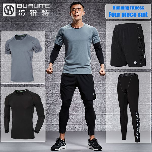 fitness suit men's tight fast dry suit gym running short sleeve sports autumn training, White;black
fitness suit men's tight fast dry suit gym running short sleeve sports autumn training, White;black