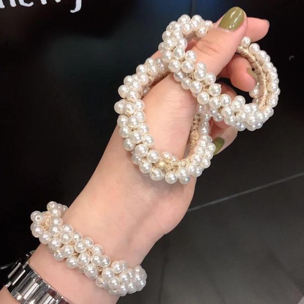 new korean elegant women pearl elastic rubber hair bands high quality hair rope scrunchies accessories dropshipping
new korean elegant women pearl elastic rubber hair bands high quality hair rope scrunchies accessories dropshipping