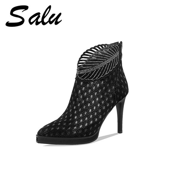 salu autumn new vintage flowers print pointed toe high heels boots women ankle boots party prom shoes woman, Black
salu autumn new vintage flowers print pointed toe high heels boots women ankle boots party prom shoes woman, Black