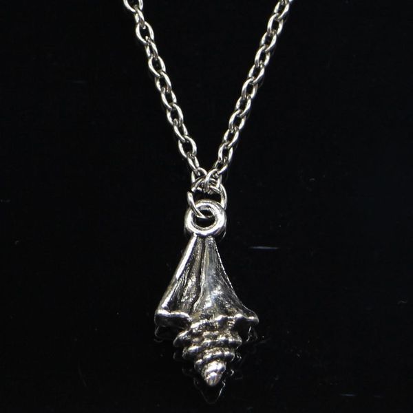 20pcs new fashion necklace 21x11x6mm conch shell silver pendants short long women men colar gift jewelry choker
20pcs new fashion necklace 21x11x6mm conch shell silver pendants short long women men colar gift jewelry choker