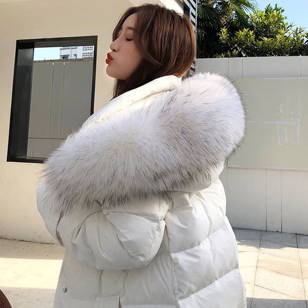 p shoot white duck down jacket 2019 winter new style korean-style long slimming genuine fur collar loose-fit waist hugging c, Black;white
p shoot white duck down jacket 2019 winter new style korean-style long slimming genuine fur collar loose-fit waist hugging c, Black;white