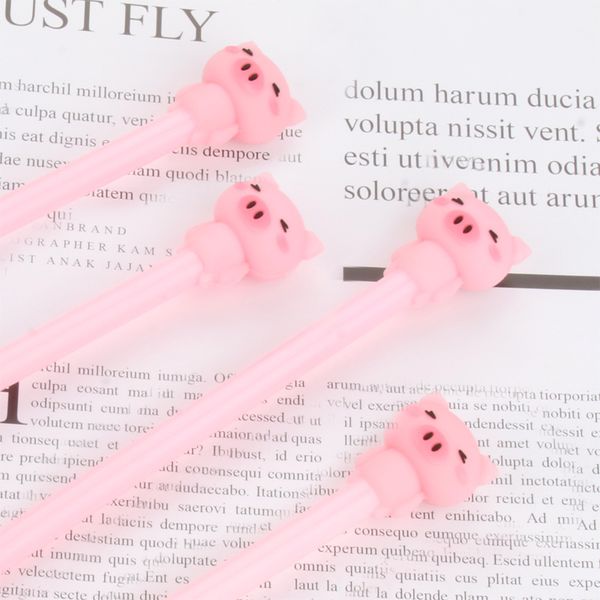 100 pcs fresh cute cartoon pink dull germination pig neutral pen student black ink signature pen kawaii school supplies
100 pcs fresh cute cartoon pink dull germination pig neutral pen student black ink signature pen kawaii school supplies