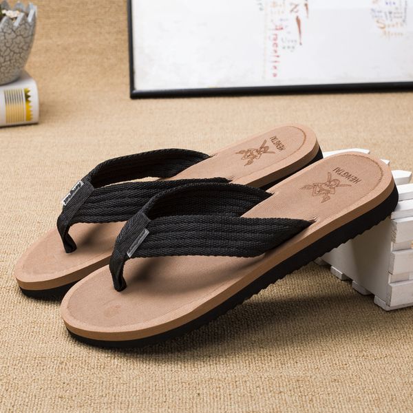 new men beach slippers nice non-slip summer comfortable woven flip flop selling light weight men flat outside slippers cheap, Black
new men beach slippers nice non-slip summer comfortable woven flip flop selling light weight men flat outside slippers cheap, Black