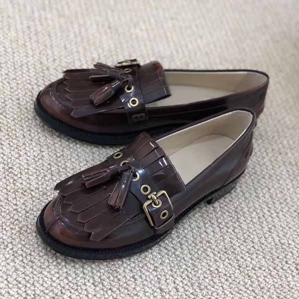 slip-on original single silk women's shoes leather flat fringe peas shoes british retro ladies small shoes casual sneakers, Black
slip-on original single silk women's shoes leather flat fringe peas shoes british retro ladies small shoes casual sneakers, Black