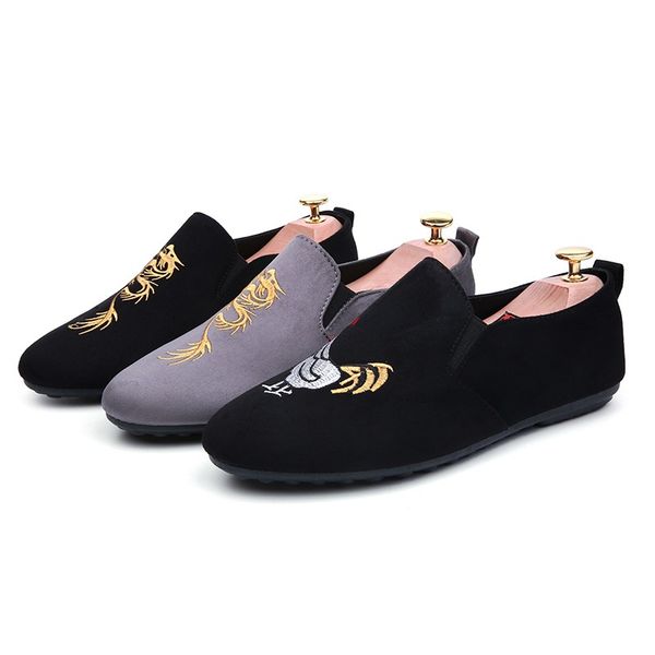 2019 new men's casual shoes peas shoes men's canvas comfortable flat korean casual lazy driving, Black
2019 new men's casual shoes peas shoes men's canvas comfortable flat korean casual lazy driving, Black