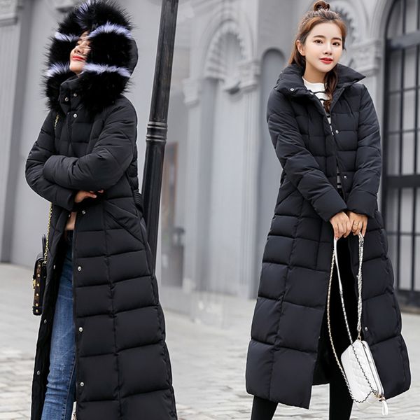 coat new women's cotton jacket 2019 new winter trend long slim down jacket women thick warm down women, Black
coat new women's cotton jacket 2019 new winter trend long slim down jacket women thick warm down women, Black