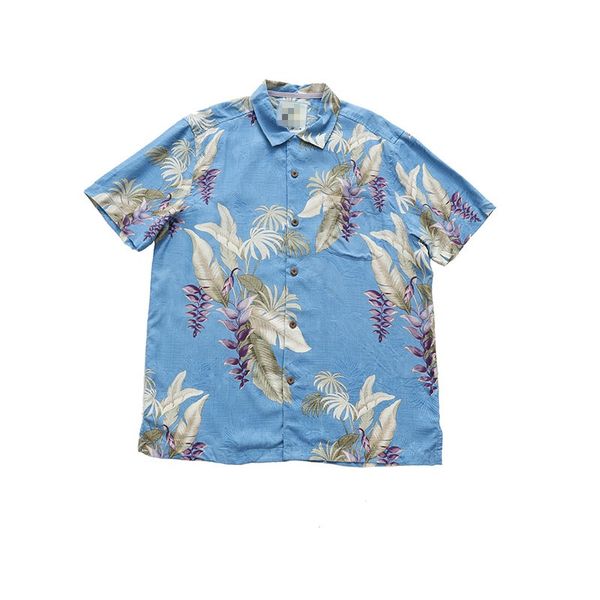 100% silk mens floral shirts hawaiian short sleeve printed shirt plus size blue tropical casual beach vacation single pocket, White;black
100% silk mens floral shirts hawaiian short sleeve printed shirt plus size blue tropical casual beach vacation single pocket, White;black
