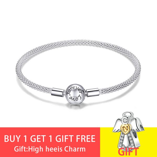 fit pandora charm 925 sterling silver forever love letter beads bracelet orginal diy snake chain bangles for jewelry making, Golden;silver
fit pandora charm 925 sterling silver forever love letter beads bracelet orginal diy snake chain bangles for jewelry making, Golden;silver