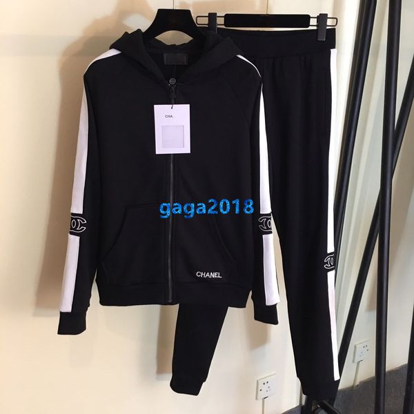 high end women girls activewear pant set hoodie jacket sweatshirt striped embroidery long sleeve jogging legging trousers fashion tracksuit, White
high end women girls activewear pant set hoodie jacket sweatshirt striped embroidery long sleeve jogging legging trousers fashion tracksuit, White